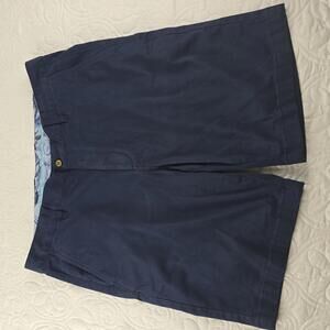 Tommy Bahama Men's Navy Blue Cotton Blend Shorts Size 36